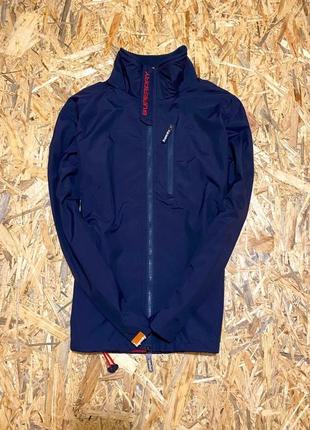 Чоловіча легка куртка superdry mens technical windhiker blue jacket