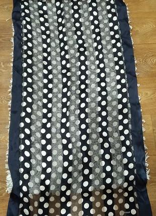 Шикарный шелковый брендовый шарф платок от bally, франция.