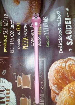 Ручка гелева "зайченя", синя