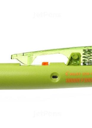 Pilot down force ballpoint pen 0.7 mm moss green body black ink кулькова ручка японія7 фото