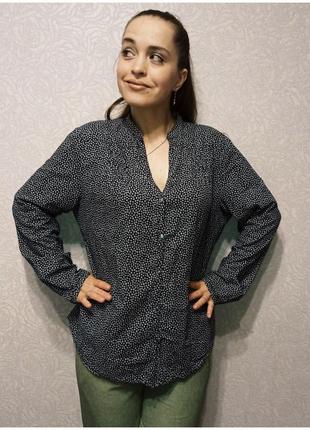 Laura ashley блуза хлопок 16 размер рубашка котон сорочка4 фото