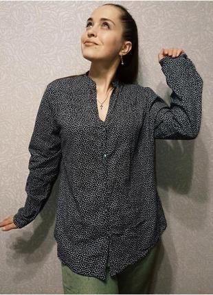 Laura ashley блуза хлопок 16 размер рубашка котон сорочка6 фото
