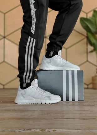 Мужские кроссовки adidas nite jogger + (рефлективные элементы)6 фото