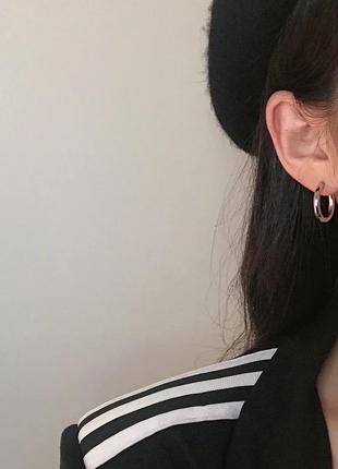 Минималистичные серьги кольца