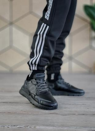 Кроссовки мужские adidas nite jogger + (рефлективные элементы)8 фото