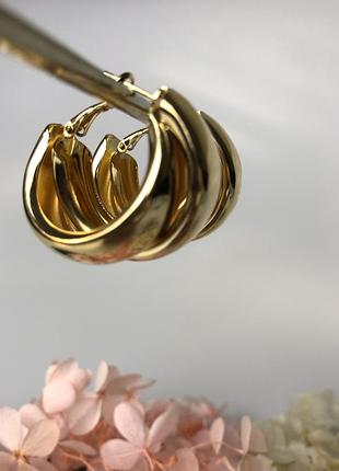 Мінімалістичні сережки кільця 3