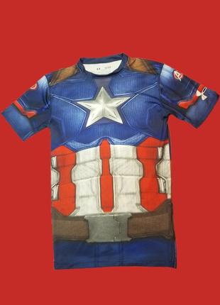 Футболка under armour&marvel