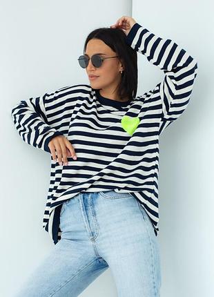 Нереально крутий базовий джемпер смужка акрил туреччина тільник світшот