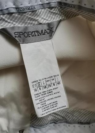 Sportmax, max mara штаны белые8 фото