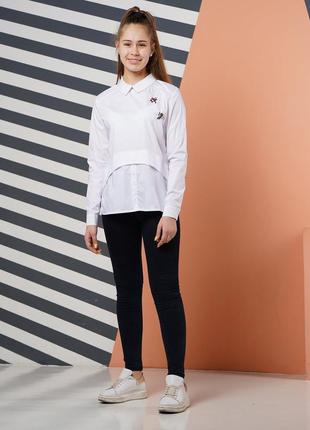 Блузка рубашка для девочки