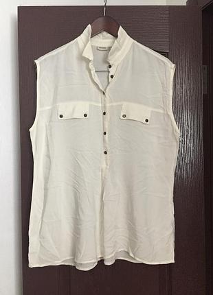 Блуза без рукавів 100% віскоза