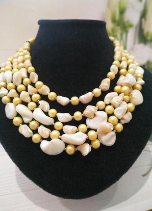 Ожерелье баламуты многорядные.