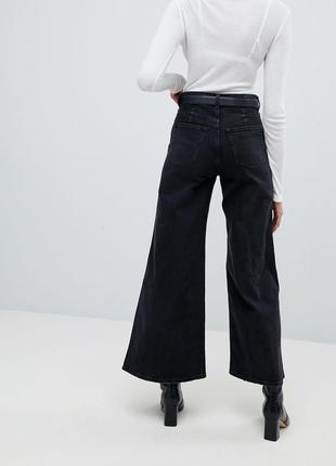 Брюки кюлоты weekday ace high wide jeans2 фото