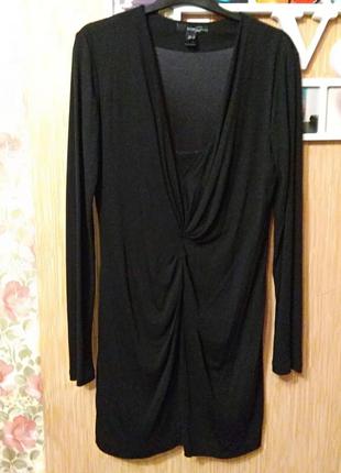 Классическое  чёрное платье