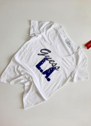 Гес guess хлопковая футболка котонова оригінал