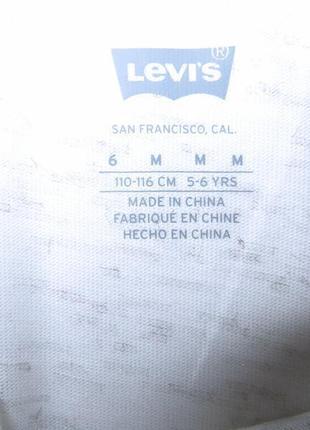 Кофта, туника, лонгслив, реглан levis на девочку 5-6 лет4 фото