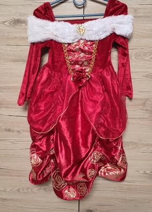 Детское платье, костюм бель, бэль, принцесса, аврора, золушка, рапунцель на 3-4 года