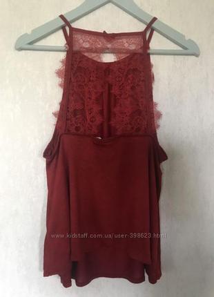 Майка - топ h&m c мереживний спинкою