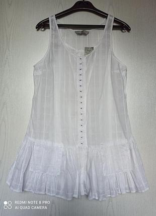 Знижка! легка бавовняна туніка плаття сарафан сукня