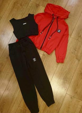 Костюм трійка на дівчинку