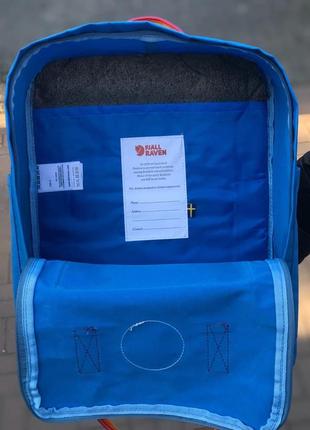 Рюкзак fjallraven kanken classic blue rainbow 16 л / smb5 фото