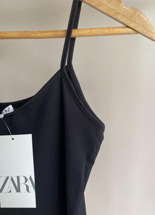 Майка zara базова чорна нова с і м розмір3 фото