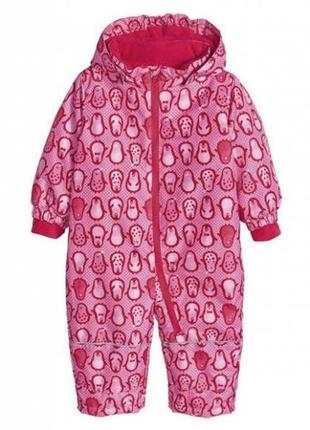 Мембранний зимовий термо-комбінезон на дівчинку lupilu