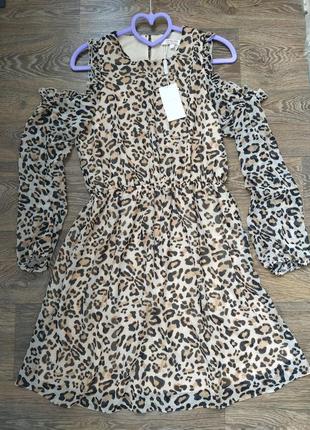 Шифонова сукня анімалістичного прінту6 фото