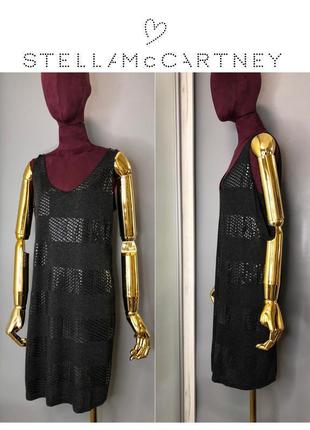 Stella mccartney платье-майка туника серая черная короткое платье allsaints owens lang rundholz