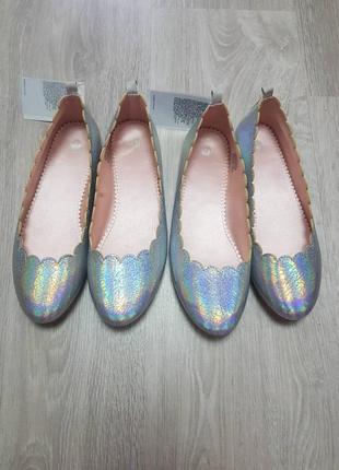 Нарядні туфлі туфельки балетки h&m дівчинці 34, 35 р. 22 і 23 см