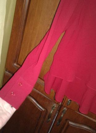 Плотная блуза с баской zara3 фото