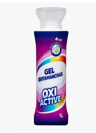 Гель-активатор для видалення плям і забруднень oxi active bosque verde для кольорової білизни,1 л,хіт