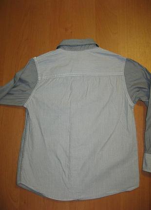 Рубашка "dossini" размер 5 лет. рост 110 см. 3