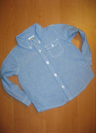 Рубашка "f&f" размер 12-18 мес. рост 86 см.