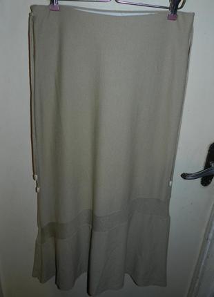 Элегантная,трикотажная-стрейч,длинная юбка,бохо,большого размера,martex2 фото