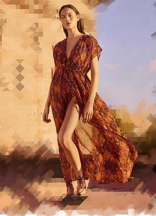 Длинная туника в принт.