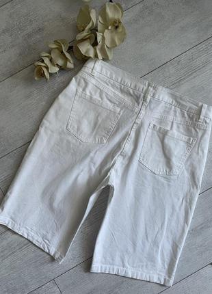 Білі джинсові шорти бермуди під зара4 фото