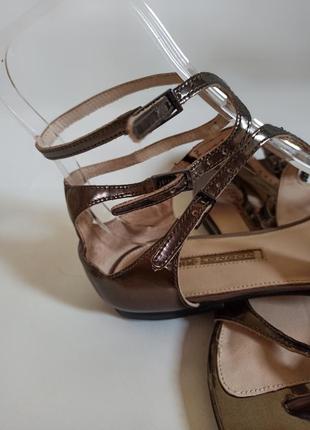 Buffalo london сандалии женские кожаные.брендовая обувь stock6 фото
