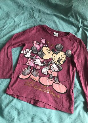 Реглан кофта мінні disney minnie zara