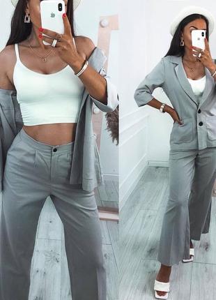 Костюм колір : олива,гірчиця,фіалка,світлий сірий р-р: 42-44, 46-48, 50-52