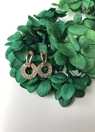 Сережки з камінцями 3