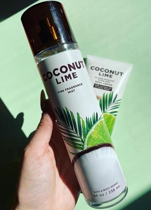 Спрей крем лосьон coconut lime от b&bw 🥥🍋2 фото