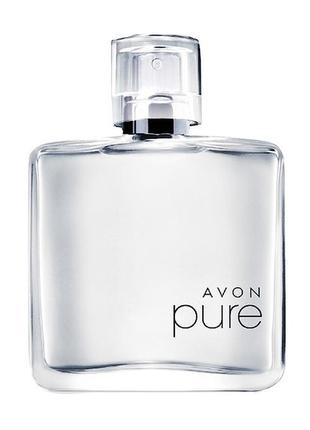 Avon туалетная вода pure для него, 75 мл