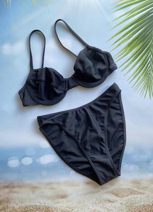 Чёрный купальник esprit