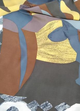 Красивый платок из саржевого шёлка loredano4 фото