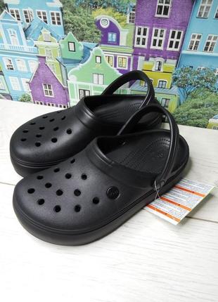 Crocs platform чёрные5 фото