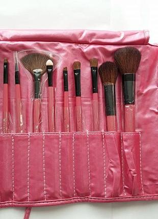 Набор кистей для макияжа shany professional 12 - pink