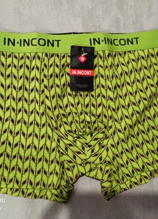 Мужские трусы боксеры из бамбука инконт, incont