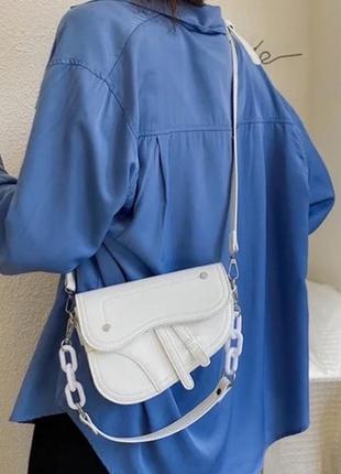 Удобная женская повседневная сумочка из качественной эко кожи, достаточно вместительная и практичная 🔥4 фото