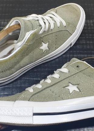 Замшевые кеды converse
